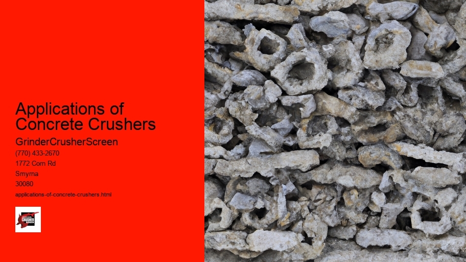 Applications of Concrete Crushers